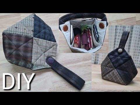 EP205 : DIY 12 Pieces patchwork bag | Bag sewing tutorial