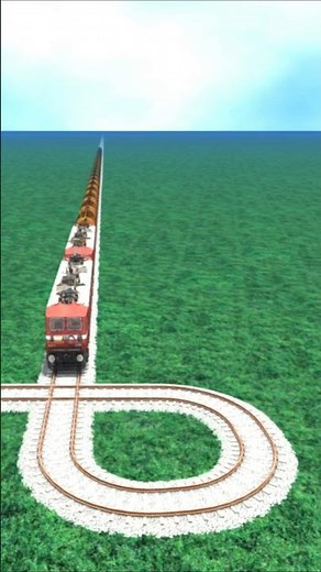 Extreme Bumpy Rear Drift 😵🔥 | Train Funny Moments #Shorts