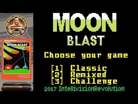 Intellivision Moon Blast - Homebrew Gameplay