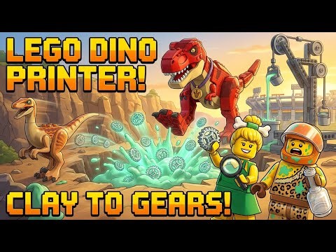 Primal Bricks | LEGO DINOSAUR Innovation: REXY Joins The Prehistoric Brick Revolution!