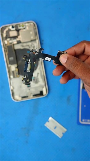 iPhone 13 not charging fix mobile charging connector fix asmr