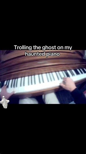 Day 9 of playing on my haunted piano at 3 AM: Trolling the ghost #pianist #pianocover #rap #haunted #ghost