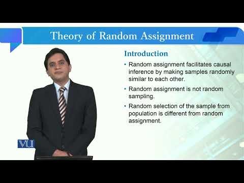 Theory of Random Assignment | Quantitative Research Methodology | SOC509_Topic117