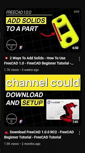 🧐 FreeCAD Sketcher Tutorial - FreeCAD Sketch To Part - FreeCAD 101 - FreeCAD 1.0 | #Shorts