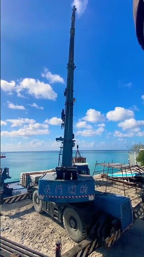 Material Unloading with KATO 25T Mobile Crane | Safe & Efficient Crane Operation #construction