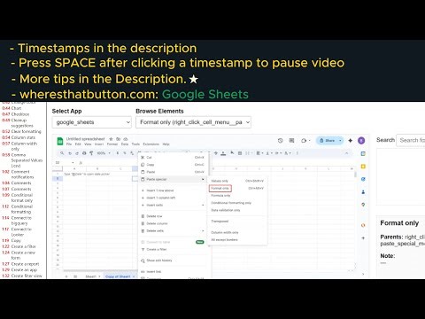 Where’s That Button? — Google Sheets Menu & Button Locations