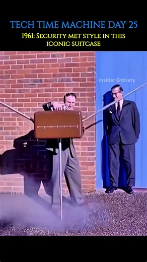 1961’s Theft-Proof Suitcase with 3 Plungers 🧳🔒 | #engineering