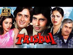 Amitabh Bachchan’s Iconic Action Film! | Trishul (1978) Full Movie 4K | Shashi Kapoor, Hema Malini