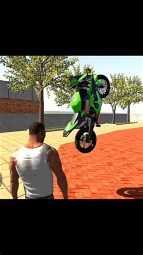 Franklin ki Zx10r bike hawa mein ud gai😨 Indian bike driving 3D #shorts #gta #gaming #viral