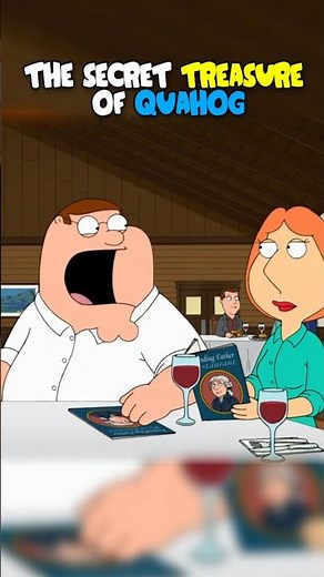 Peter Finds a Hidden Treasure Map 😱😱 #familyguy #petergriffin #shortvideo #funnyvideo