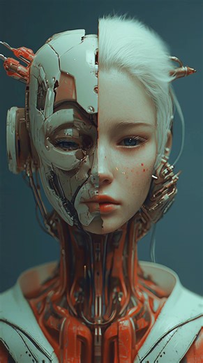 I’m not breaking… I’m upgrading into the version I was always meant to be. #Transformation #aiart #midjourney #klingai #robots