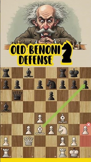 Crushing with the Old Benoni Defense in Chess #chessgame