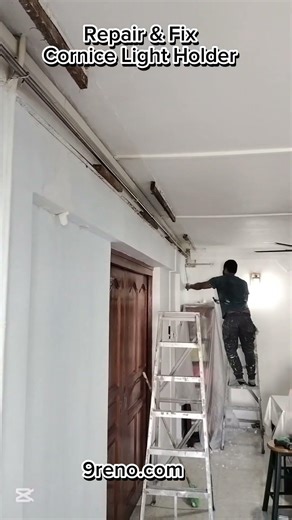 Need fix and repair your cornice light box design for home renovation Singapore