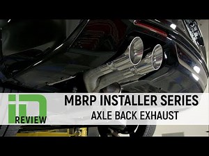 16-20 Camaro SS MBRP Installer Series Axle Back Exhaust Review