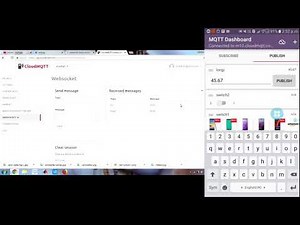Mqtt Dashboard Android app to connect to cloud server