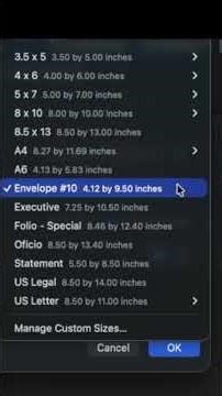 Printing Envelopes in Word? Here’s the Exact Setup (#10 Envelope) #microsoftword #howto