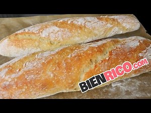 Barras De Pan Con Solo 4 Ingredientes
