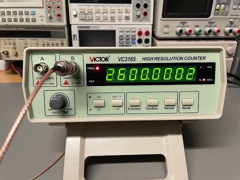 #282 Victor VC 3165 Frequency Counter 2.4 GHz - Teardown Calibration