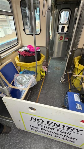 NYC Subway Life on Instagram: "CTA Thursday! A Train in Revenue Service [With Passengers] Used as a Third Rail Ice Prevention Train. Chicago Transit Authority (CTA) Content Every Thursday! #ChicagoTransitAuthority #CTA #Chicago #ChicagoSubway"