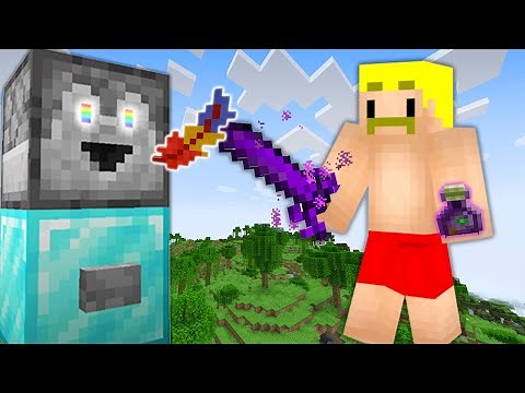 [Minecraft] Gacha PvP battle with the strongest cheat items!