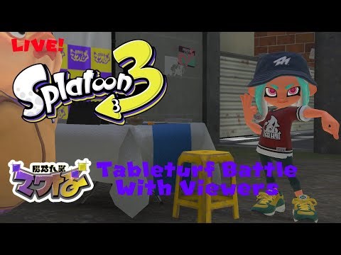 Do You Have Card Decks To Battle Me? Let's See Em'! Splatoon 3 Tableturf Battle with Viewers