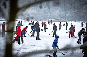 Winter in Stuttgart: Eislaufen ist auf Seen und Flüssen verboten