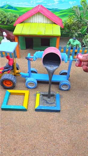 😱 Mini Tractor Making Working Hand Pump | DIY Real Water Machine 🚜 #shorts