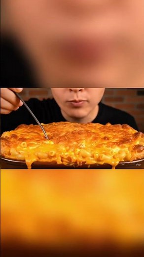 Giant Mac & Cheese ASMR - The Ultimate Cheese Experience