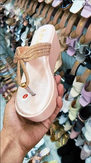 New Shimmer Wedge Slippers #viral #shorts #explore#reels