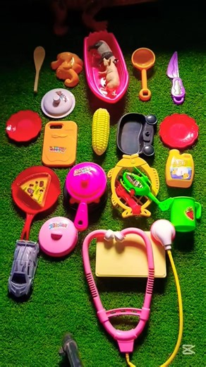 BEAUTY AND KITCHEN 🍳 SET Miniature cooking Toys ASMR Kitchen video #asmr​ #toys​ #cookwaressets​