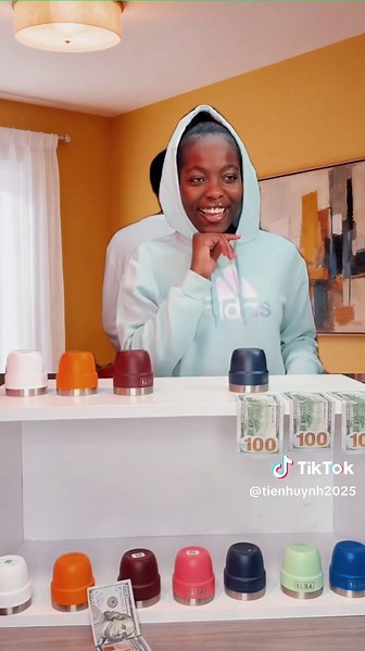 Matching the yeti cups #matching #yeti #challenge #bottleflip #usa#fyp