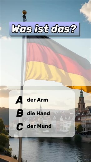 Learn German Nouns for Body Parts