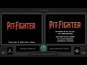 Pit-Fighter (Arcade vs SNES) Side by Side Comparison