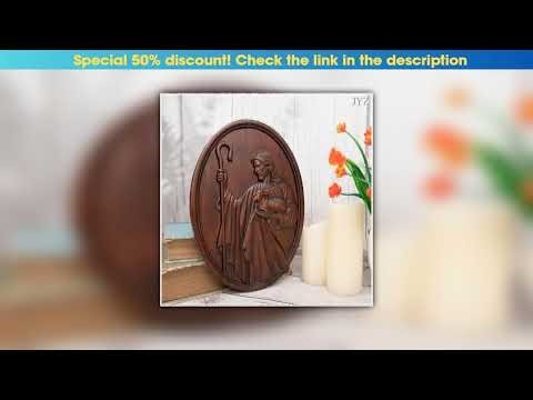 Unboxing Catholic Religious Jesus Shepherd Wall Decor Mural Icon Figure Holy Statues•••••••••••••••
