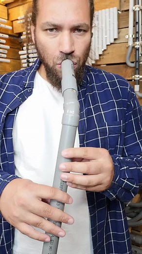 Amazing 'Indian' style music from Nicolas Bras - Musiques de Nulle Part played on a home made PVC pipe! instagram.com/nicolas_bras_ & youtube.com/nicolasbras | The Music Man