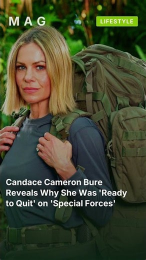 Candace Cameron Bure Reveals Why She Was 'Ready to Quit' on 'Special Forces' #shorts