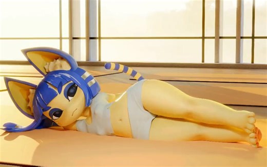 【furry】来跟ankha一起健身操