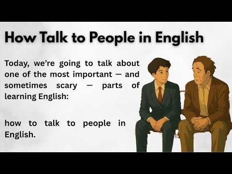 How Talk to People in English || Graded Reader || Improve Your English || English Subtitle