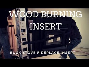 Wood Burning Insert For New Construction. Preparing The Insert Hole For Install