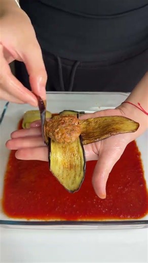 Delicious Stuffed Eggplant Rolls in Tomato Sauce | Easy Homemade Recipe
