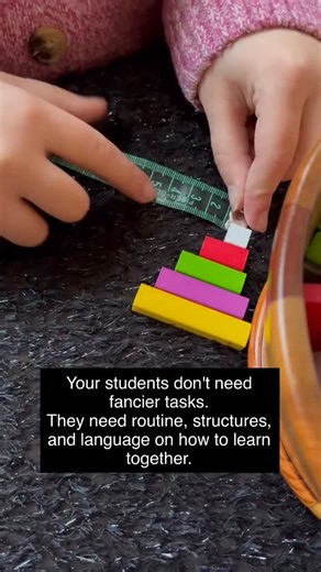 I used to think strong math teaching meant having a really great task. So I’d spend hours searching, tweaking, and second-guessing: 🔍 Is it open-ended enough? 🔍 Is it grade-level appropriate? 🔍 Will it get them talking? And if it flopped? I blamed the task. What I didn’t realize was that my students didn’t yet know how to work together, how to persevere, or how to talk about their thinking. Because I hadn’t taught them that part yet. I was focused on the what—instead of the how. Now? I use th