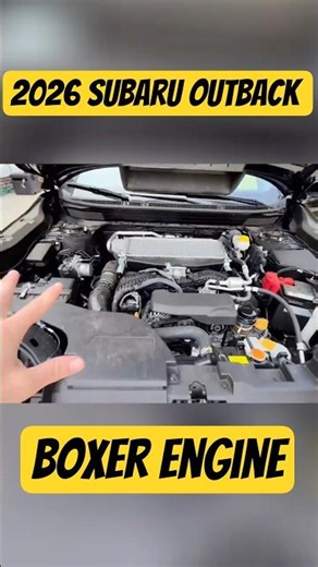 2026 Subaru Outback's Boxer Engine Is So Cool