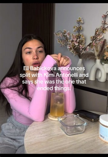 Eli and Kimi have officially broken up #fyp #f1 #wag #kimiantonelli #elibabickova