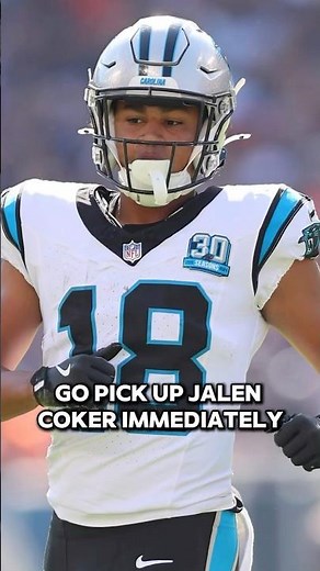 Jalen Coker is a great stash and could be a solid producer once he returns from injury