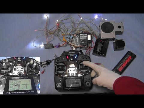 タミヤ マルチファンクションユニット『MFC-02』を『フタバT10J』で操作