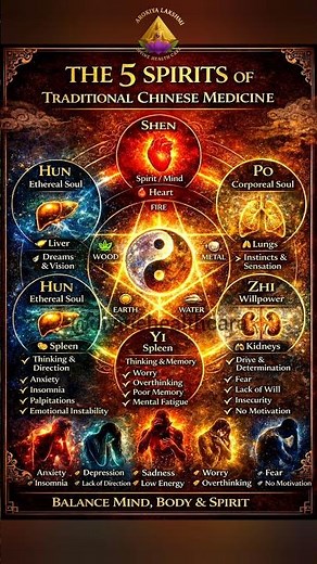 TCM Mind-Body Secrets: The 5 Spirits