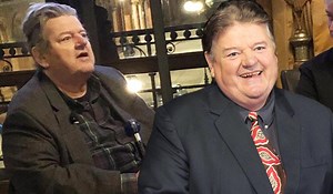 Robbie Coltrane pictured in a wheelchair as he battles long-term health issues - Extra.ie