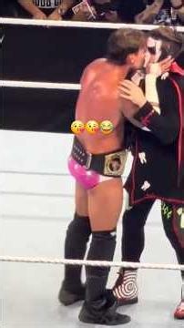 WHAT 😱😱 CM Punk and Cody Rhodes Kiss Danhausen #wwe