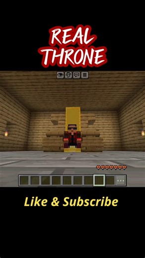 Real Warking Throne In Minecraft #minecraft #gaming