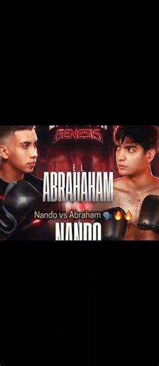 mañana va a ser la pelea de Abraham y Nando 🗣️🔥